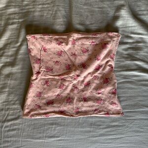 Hollister Floral reversible tube top